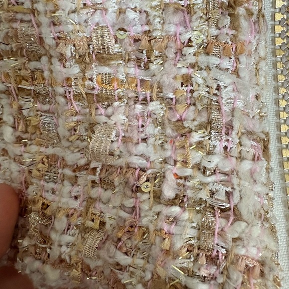 Pink Tweed Kids Nicole Miller Jacket - Picture 7 of 9